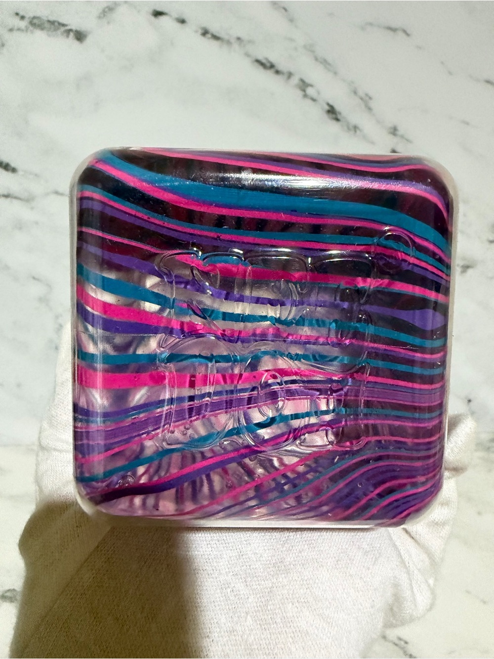 NeeDoh Nice Berg Swirl Purple Pink Blue - Picture 4 of 5